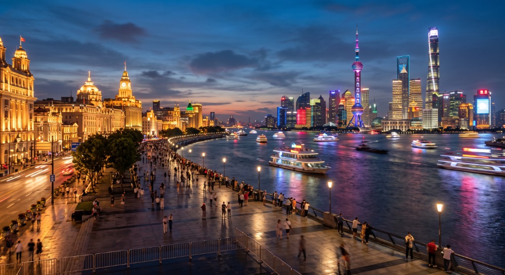 The Bund y Lujiazui: El Impactante Contraste entre el Pasado Colonial y el Futuro Financiero